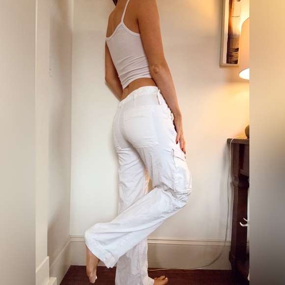 Garage Cleo White Cargo Pants - Picture 3 of 3